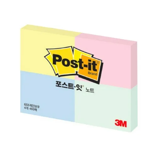 3M 포스트잇 4패드 미니 노트 653-4 51mmx38mm 가격 추이 3M 포스트잇 4패드 미니 노트 653-4 51mmx38mm - 최저가 3,880원
