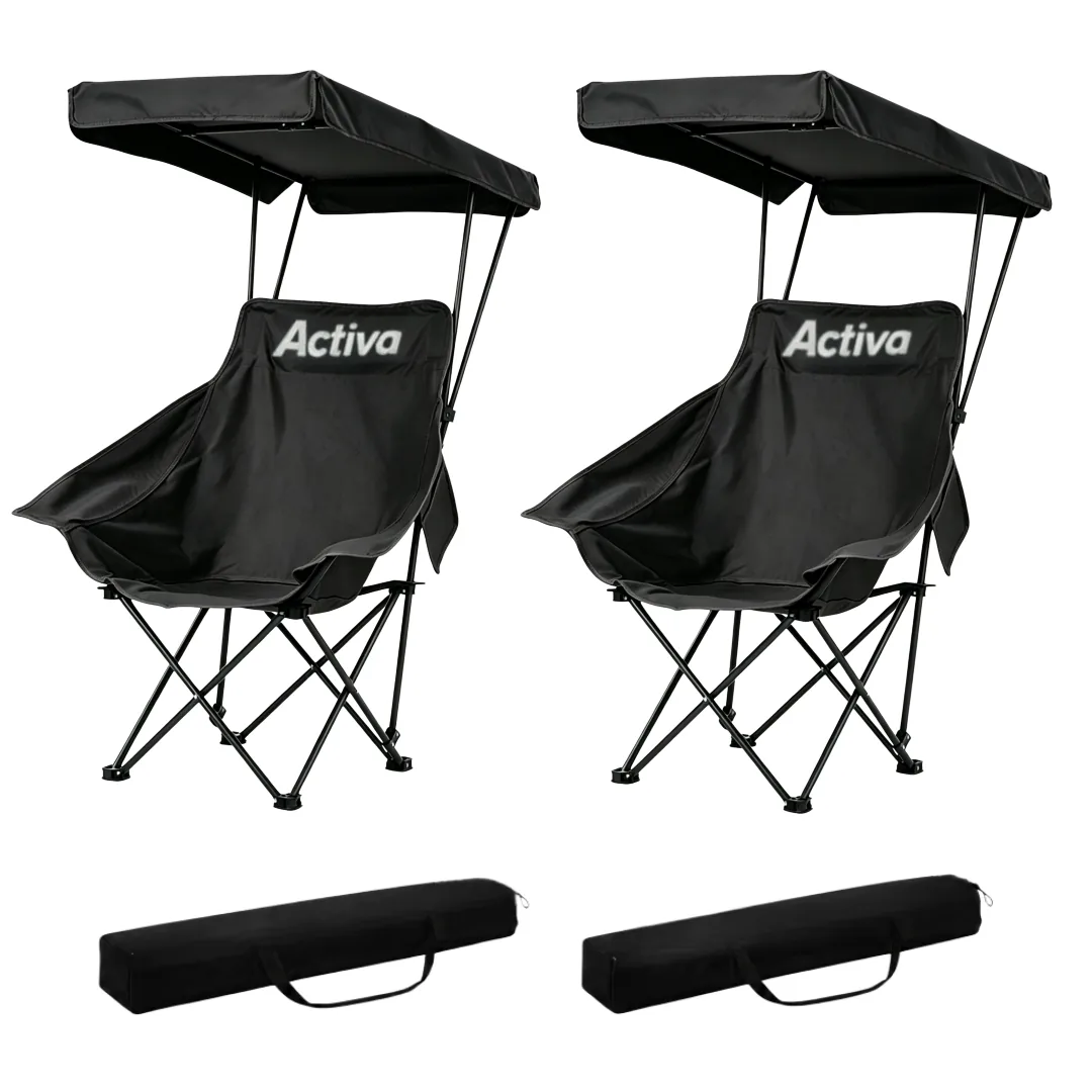 Activa 접이식 캠핑의자 휴대용 경량체어 팔걸이+타프 블랙 2개 가격 추이 Activa 접이식 캠핑의자 휴대용 경량체어 팔걸이+타프 블랙 2개 - 최저가 35,800원