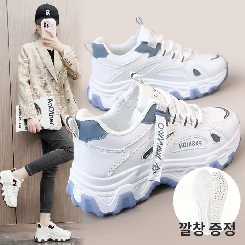 Aesero 여성 운동화 키높이 통굽 5cm 가격 추이 Aesero 여성 운동화 키높이 통굽 5cm - 최저가 23,700원