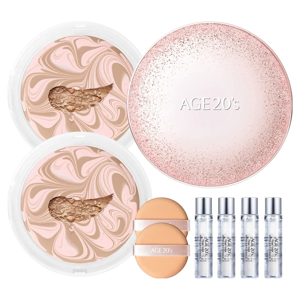 에이지투웨니스 에센스 커버 팩트 스파클케이스 + 리필 12.5g x 2p + 앰플 10ml x 4p 가격 추이 에이지투웨니스 에센스 커버 팩트 스파클케이스 + 리필 12.5g x 2p + 앰플 10ml x 4p - 최저가 28,400원