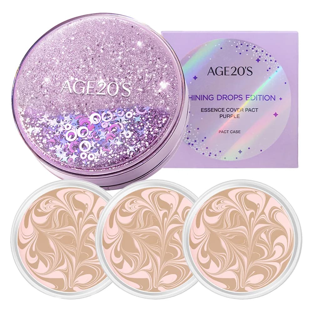 에이지투웨니스 샤이닝 드롭 에디션 뉴오리지널 에센스 커버 팩트 케이스 + 리필 12.5g x 3p 가격 추이 에이지투웨니스 샤이닝 드롭 에디션 뉴오리지널 에센스 커버 팩트 케이스 + 리필 12.5g x 3p - 최저가 28,410원