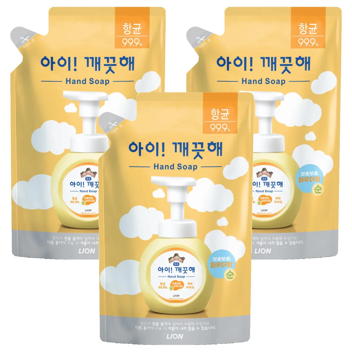 아이깨끗해 핸드워시 순 파우더향 리필용 가격 추이 아이깨끗해 핸드워시 순 파우더향 리필용 - 최저가 6,100원