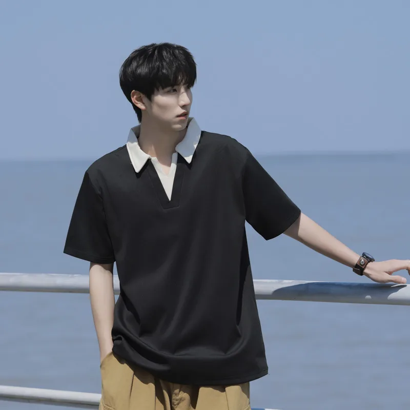 ANYOU 남성 오버핏 V넥 반팔 티셔츠 캐주얼 배색 2in1 투피스 디자인 가격 추이 ANYOU 남성 오버핏 V넥 반팔 티셔츠 캐주얼 배색 2in1 투피스 디자인 - 최저가 9,570원