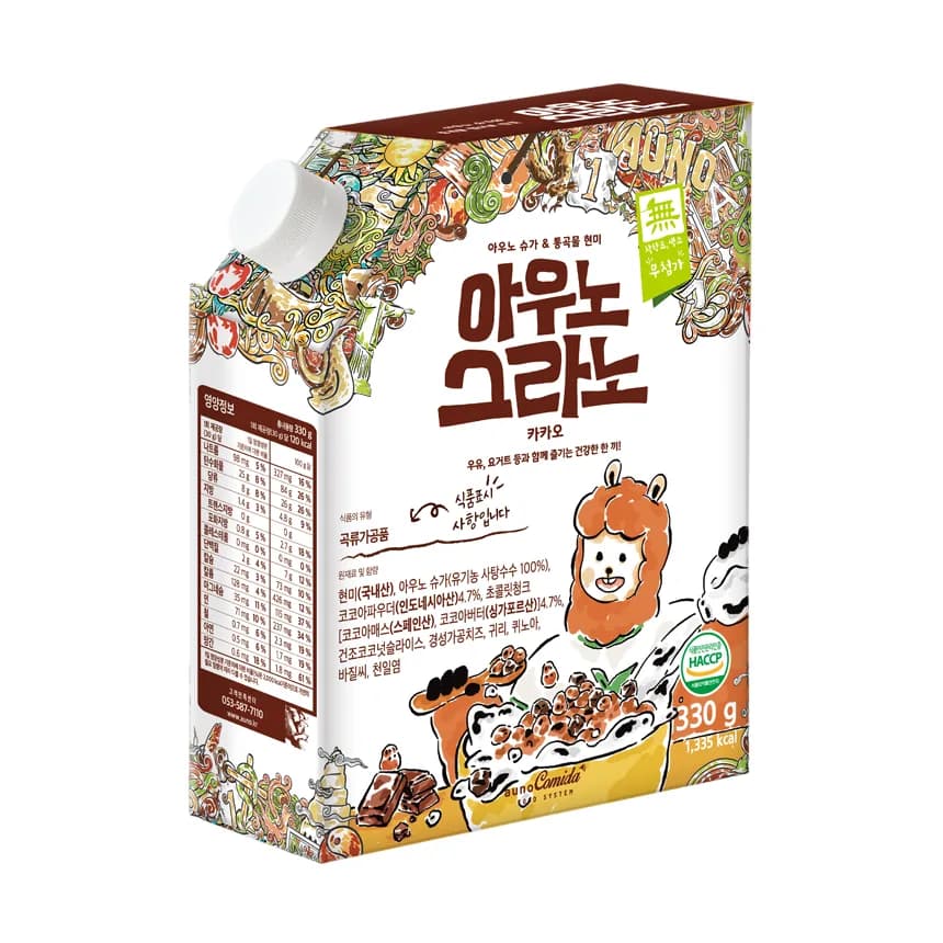 아우노 그라노 첨가물없는 카카오 그래놀라 씨리얼 350g 가격 추이 아우노 그라노 첨가물없는 카카오 그래놀라 씨리얼 350g - 최저가 14,630원