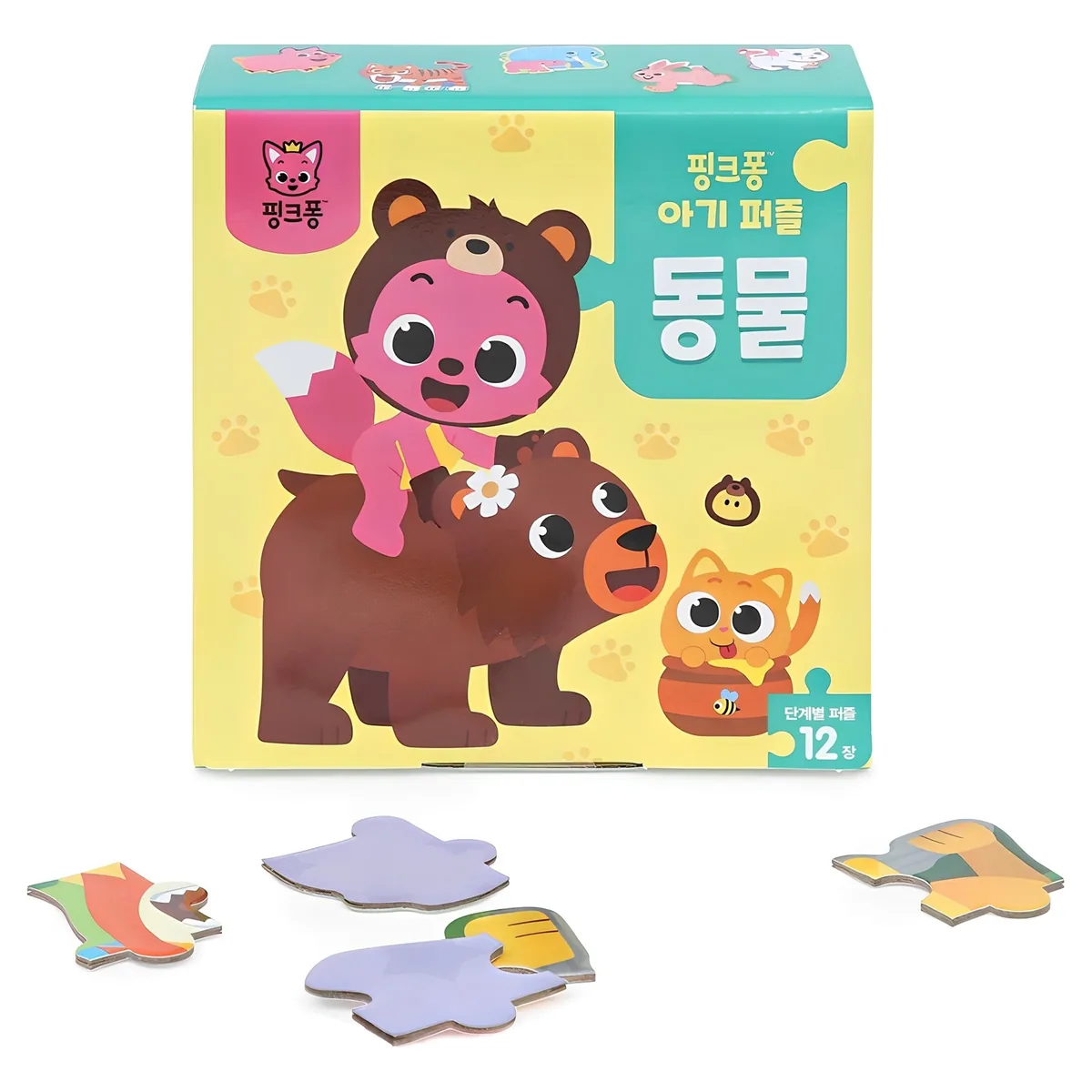 핑크퐁 아기 판퍼즐 동물 12종 가격 추이 핑크퐁 아기 판퍼즐 동물 12종 - 최저가 7,900원