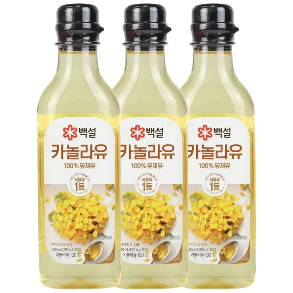 백설 카놀라유 500ml 가격 추이 백설 카놀라유 500ml - 최저가 6,830원