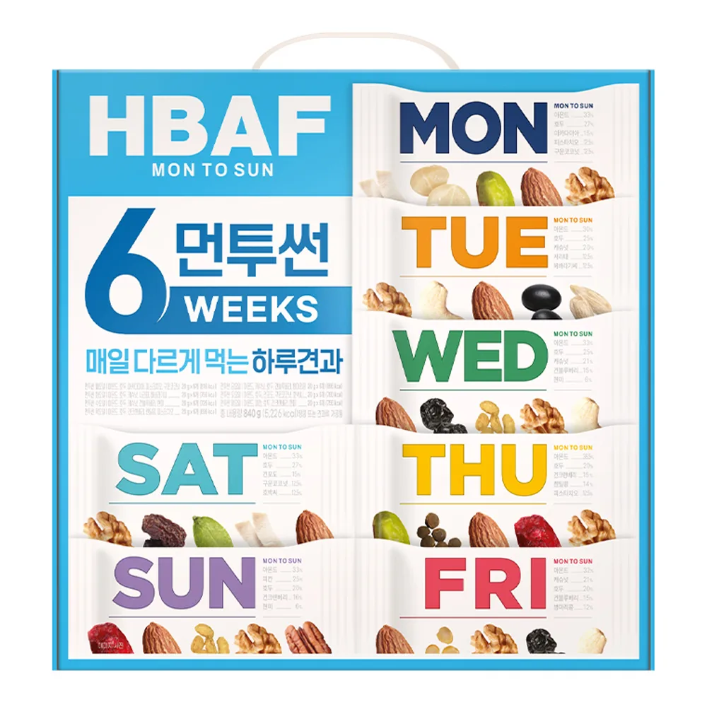 바프 먼투썬 6주 하루견과 840g 가격 추이 바프 먼투썬 6주 하루견과 840g - 최저가 34,110원