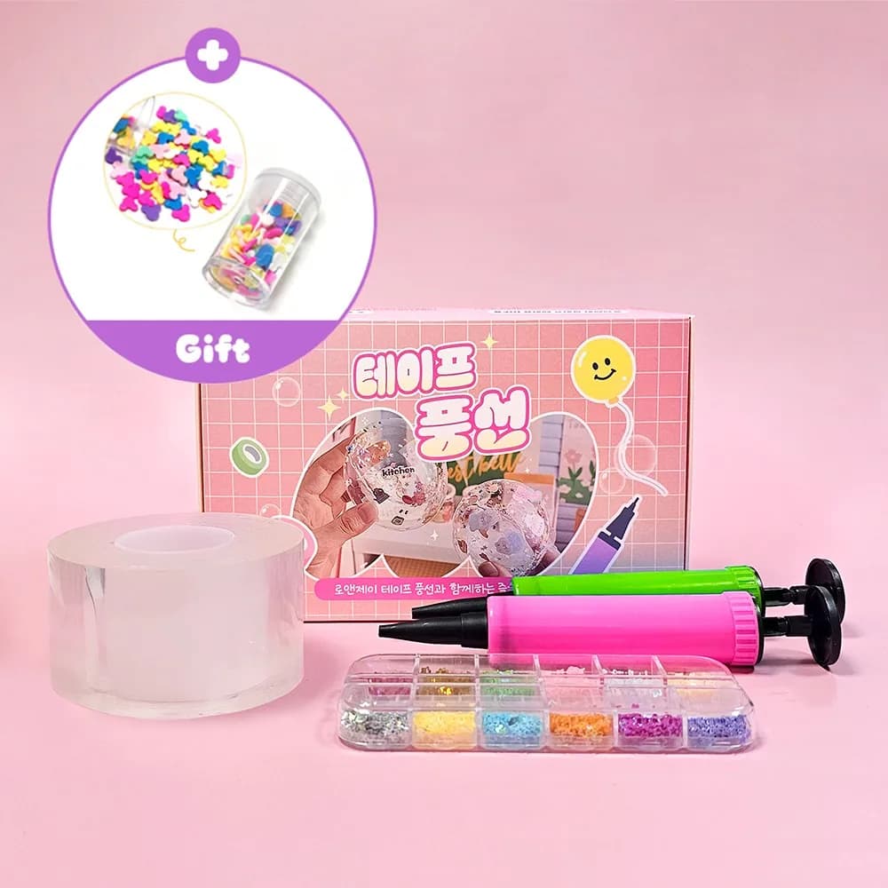 픽101 KC인증 테이프 풍선 만들기 세트 투명 큐브 풍선펫 DIY 키트 총길이 3m 너비 4.8cm 가격 추이 픽101 KC인증 테이프 풍선 만들기 세트 투명 큐브 풍선펫 DIY 키트 총길이 3m 너비 4.8cm - 최저가 11,900원