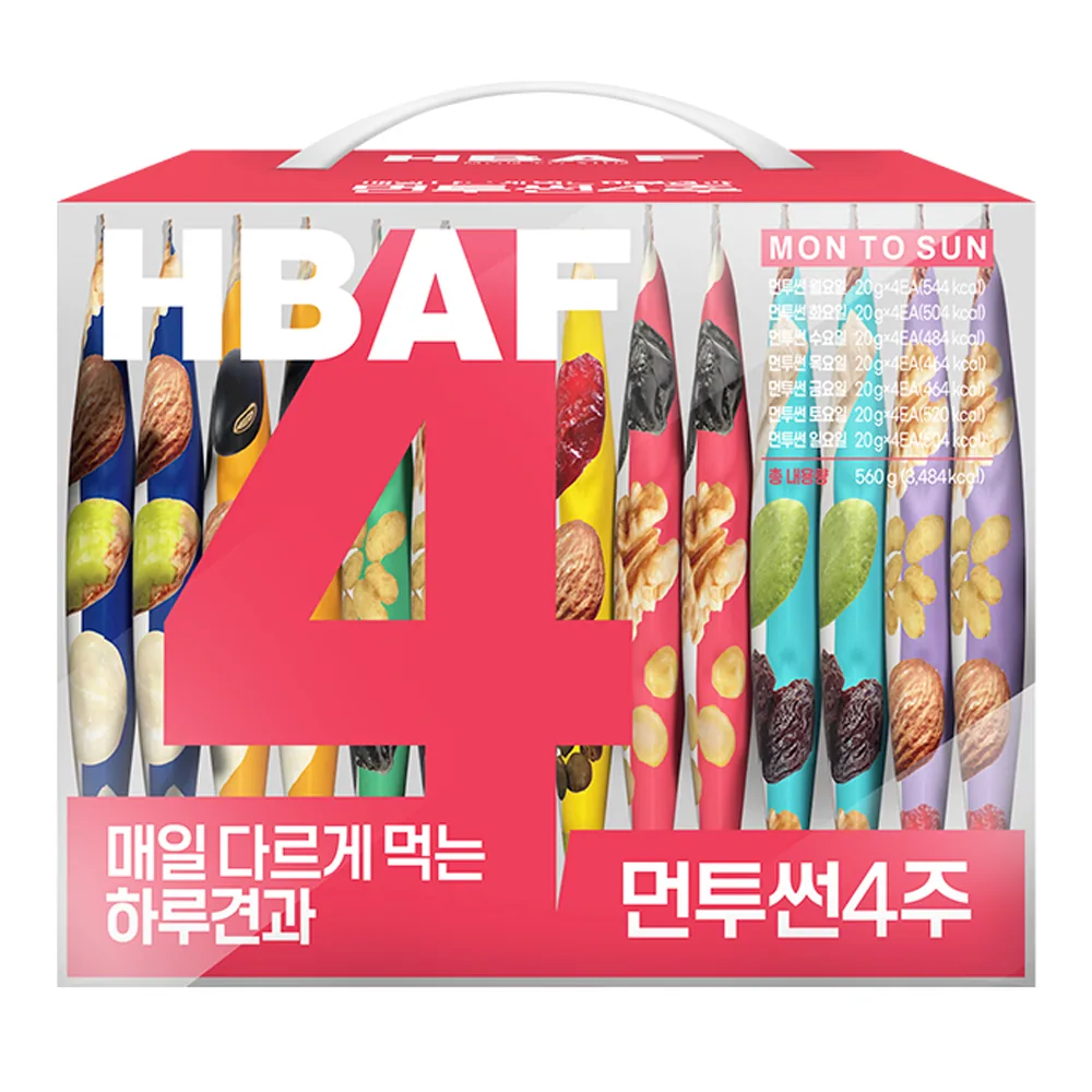 바프 먼투썬 4주 하루견과 560g 가격 추이 바프 먼투썬 4주 하루견과 560g - 최저가 23,400원
