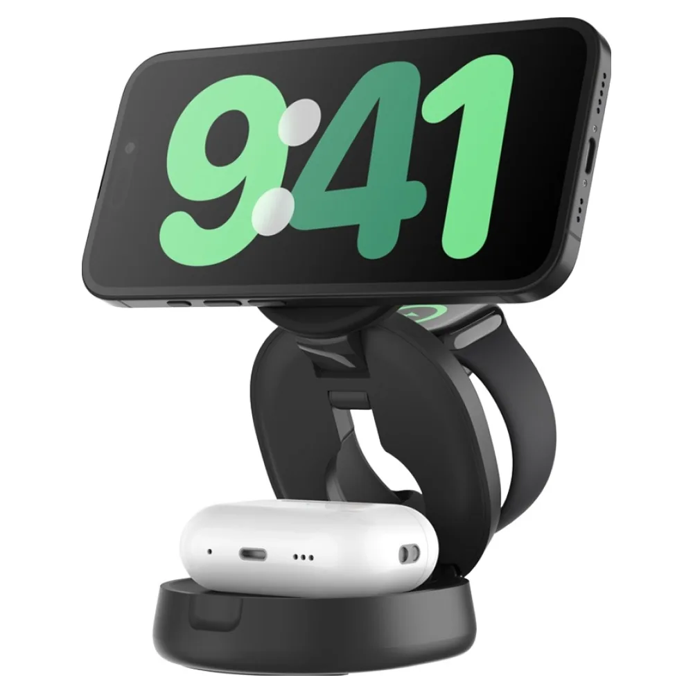 벨킨 3in1 Qi2 15W 컨버터블 마그네틱 무선 충전 스탠드 WIZ034kr 가격 추이 벨킨 3in1 Qi2 15W 컨버터블 마그네틱 무선 충전 스탠드 WIZ034kr - 최저가 99,000원