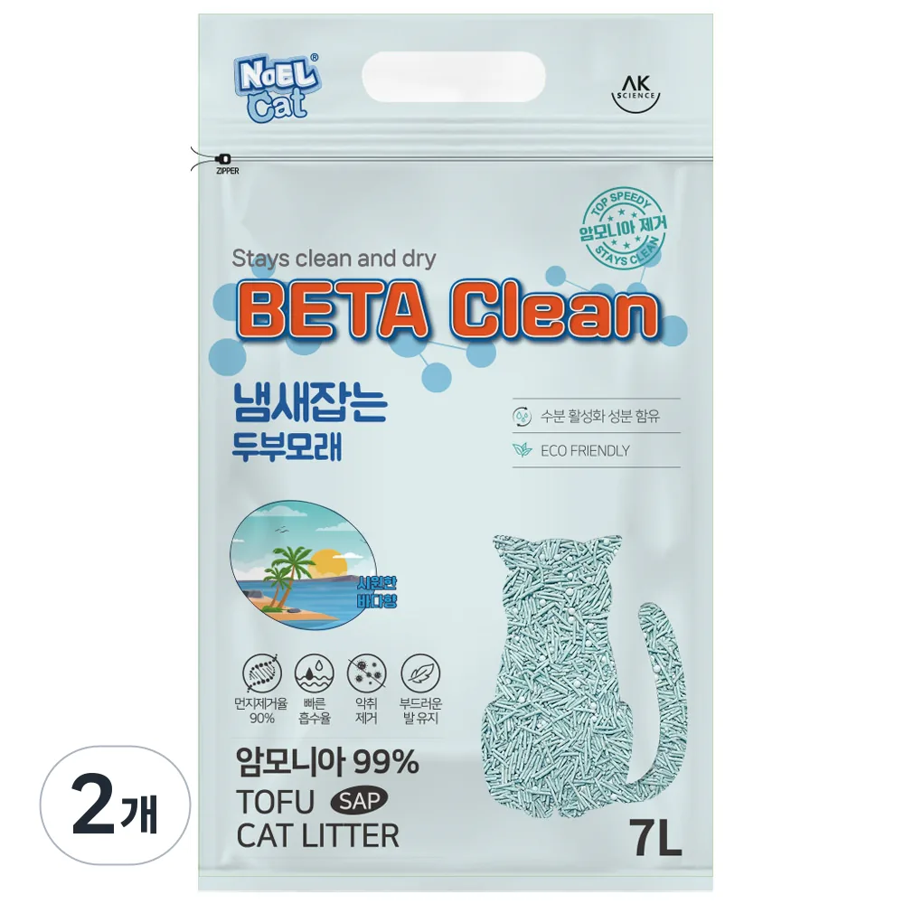 베타클린 고양이 두부모래 탈취 응고력 강한 저먼지 친환경 가격 추이 베타클린 고양이 두부모래 탈취 응고력 강한 저먼지 친환경 - 최저가 18,900원