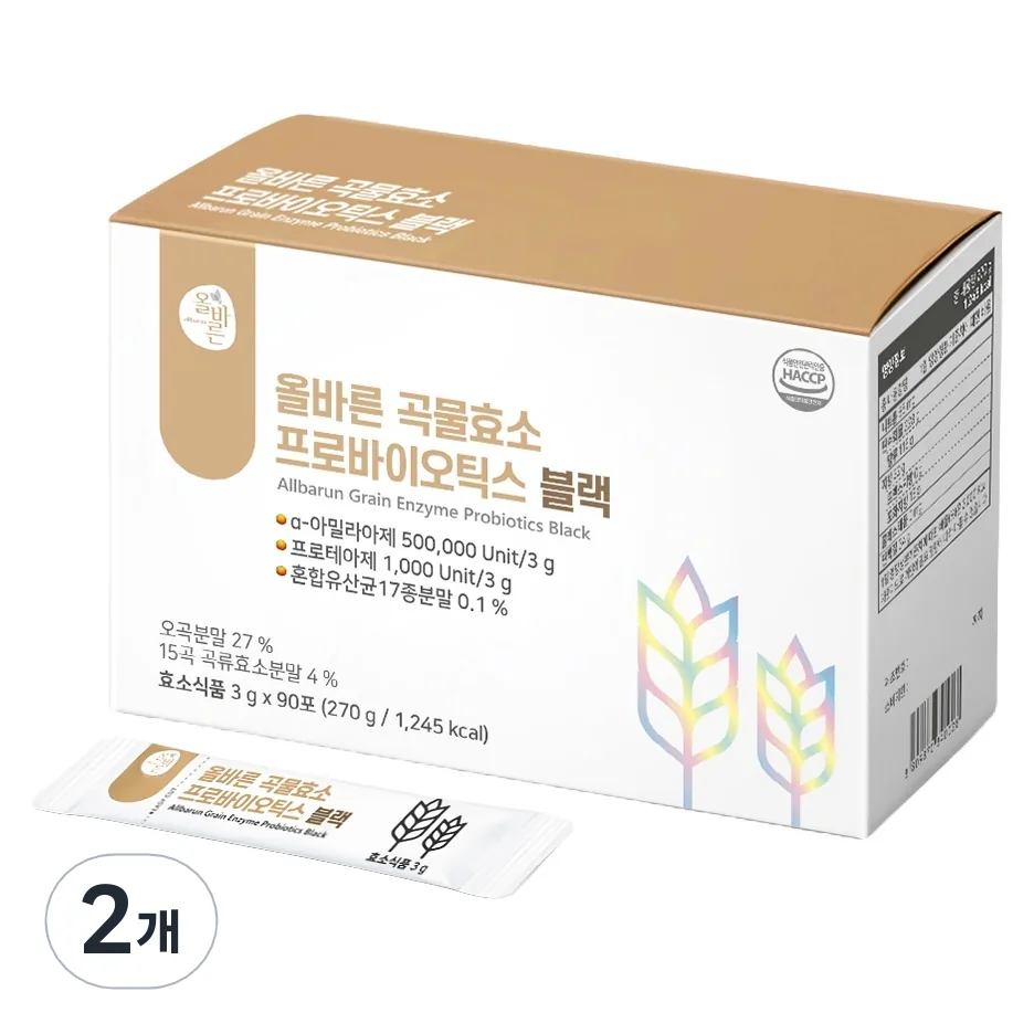 올바른건강식품 곡물효소 프로바이오틱스 블랙 가격 추이 올바른건강식품 곡물효소 프로바이오틱스 블랙 - 최저가 32,900원