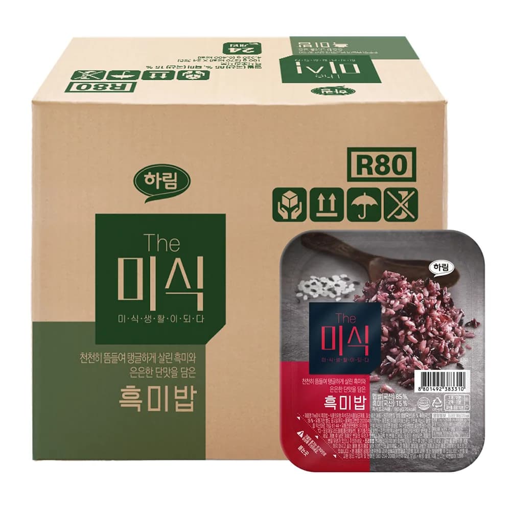 더미식 흑미밥 180g 24개 가격 추이 더미식 흑미밥 180g 24개 - 최저가 20,050원