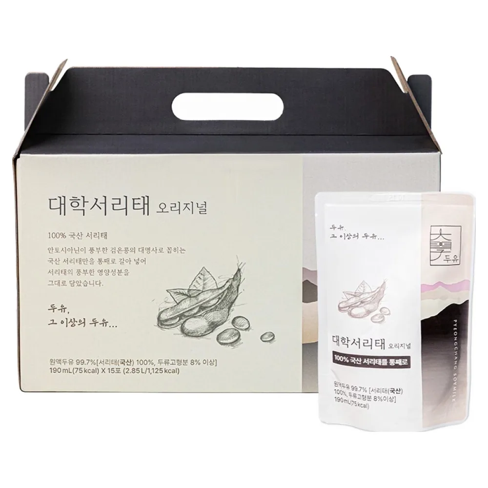 대학두유 서리태 오리지널 두유 가격 추이 대학두유 서리태 오리지널 두유 - 최저가 20,000원