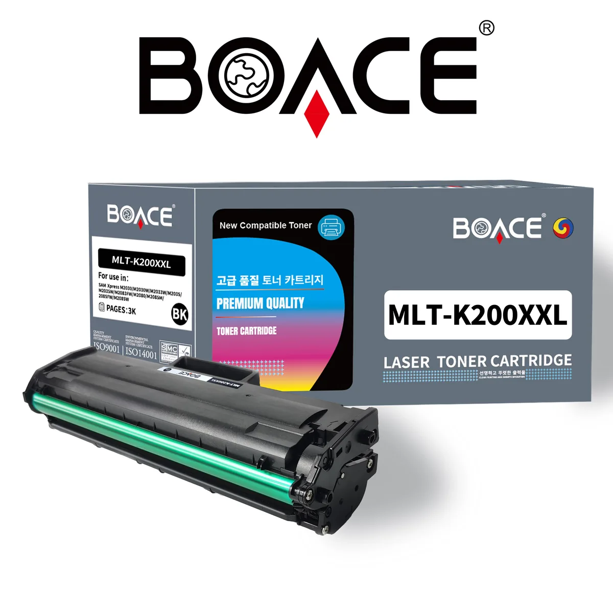 BOACE MLT-K200XXL 특대용량 3000매 호환토너 SLM2030 SL-M2035 SL-M2080 가격 추이 BOACE MLT-K200XXL 특대용량 3000매 호환토너 SLM2030 SL-M2035 SL-M2080 - 최저가 14,800원