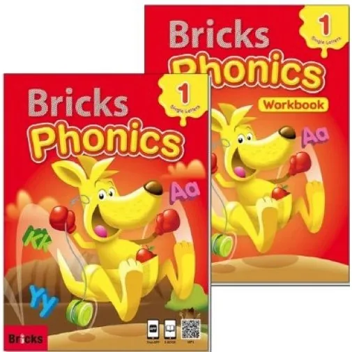 Bricks Phonics 브릭스 파닉스 1 교재 워크북 세트 (전2권) 가격 추이 Bricks Phonics 브릭스 파닉스 1 교재 워크북 세트 (전2권) - 최저가 19,800원