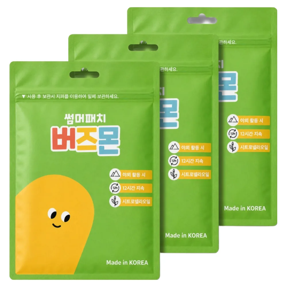 버즈몬 썸머패치 18매 가격 추이 버즈몬 썸머패치 18매 - 최저가 6,850원