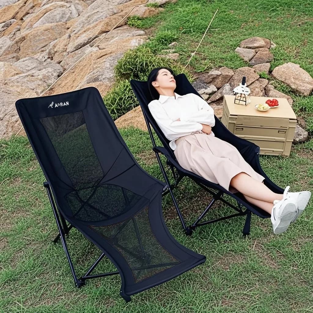 아오란 캠핑의자 접이식 각도조절 경량 무중력의자 2개 흑백 이중 통풍망 가격 추이 아오란 캠핑의자 접이식 각도조절 경량 무중력의자 2개 흑백 이중 통풍망 - 최저가 54,800원