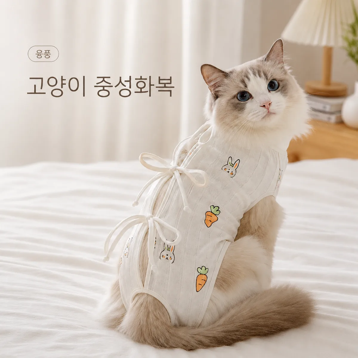 융풍 토끼 당근 패턴 고양이 중성화복 수술 후 환묘복 부드러운 리본 케어웨어 가격 추이 융풍 토끼 당근 패턴 고양이 중성화복 수술 후 환묘복 부드러운 리본 케어웨어 - 최저가 11,920원