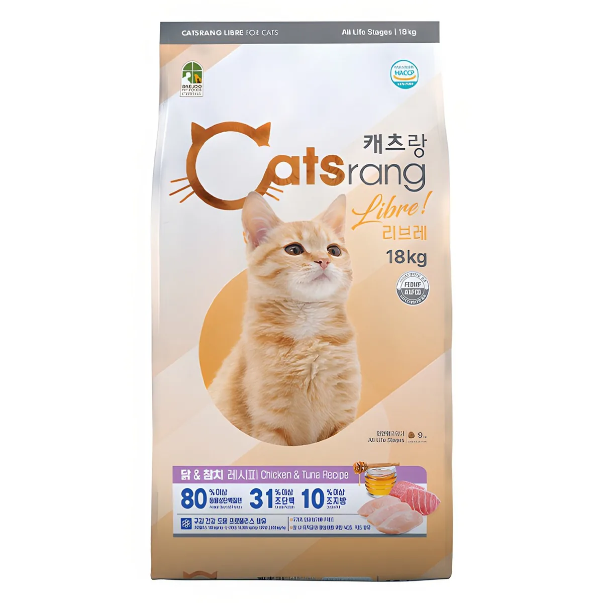 캐츠랑 전연령 고양이 리브레 건식사료 가격 추이 캐츠랑 전연령 고양이 리브레 건식사료 - 최저가 39,680원