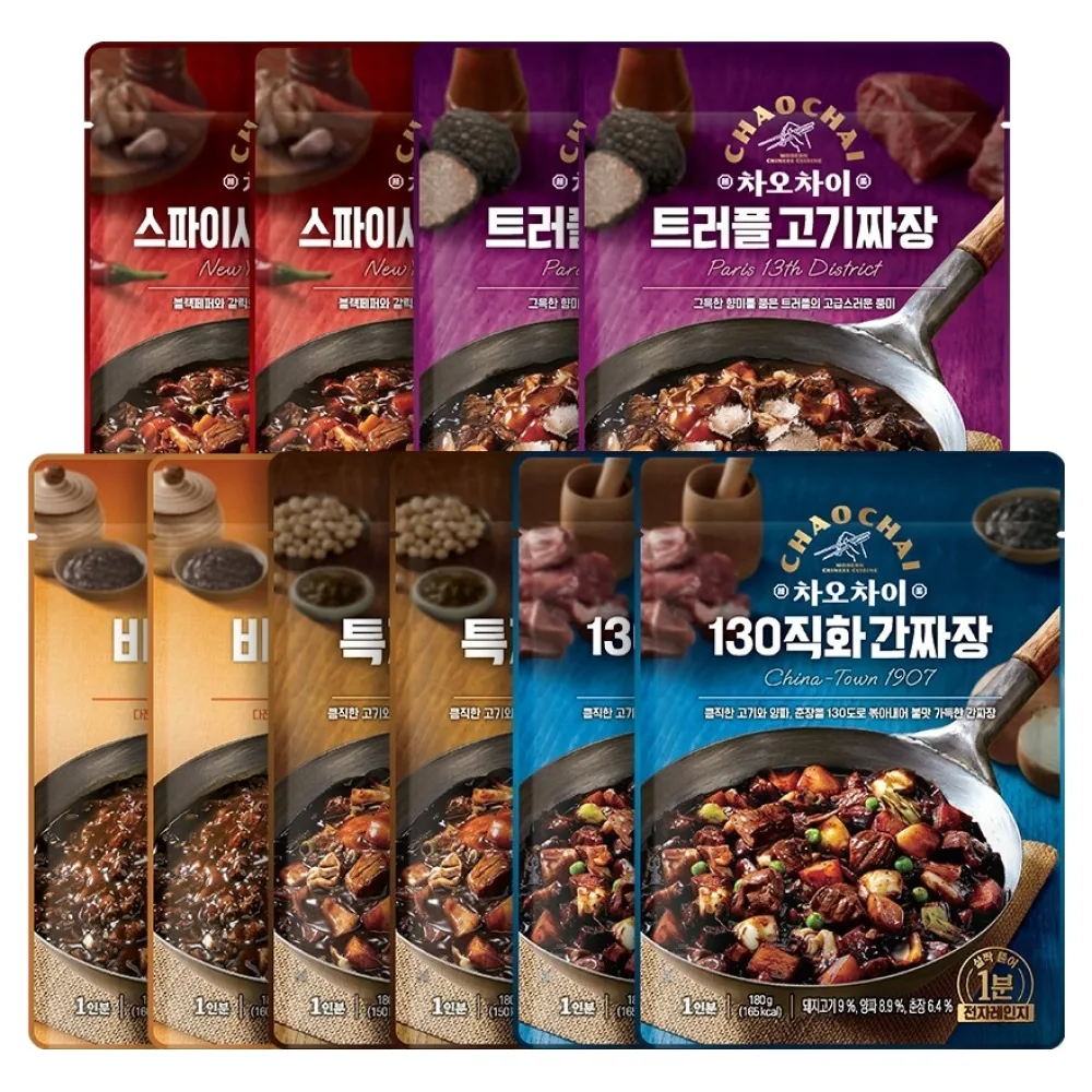 차오차이 짜장 혼합 5종 x 2p 세트 가격 추이 차오차이 짜장 혼합 5종 x 2p 세트 - 최저가 12,810원
