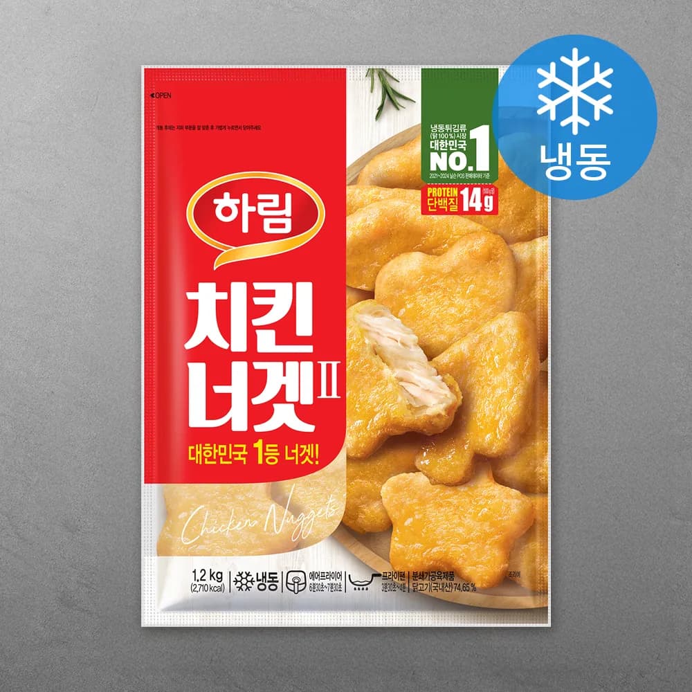 하림 치킨너겟 냉동 가격 추이 하림 치킨너겟 냉동 - 최저가 12,600원