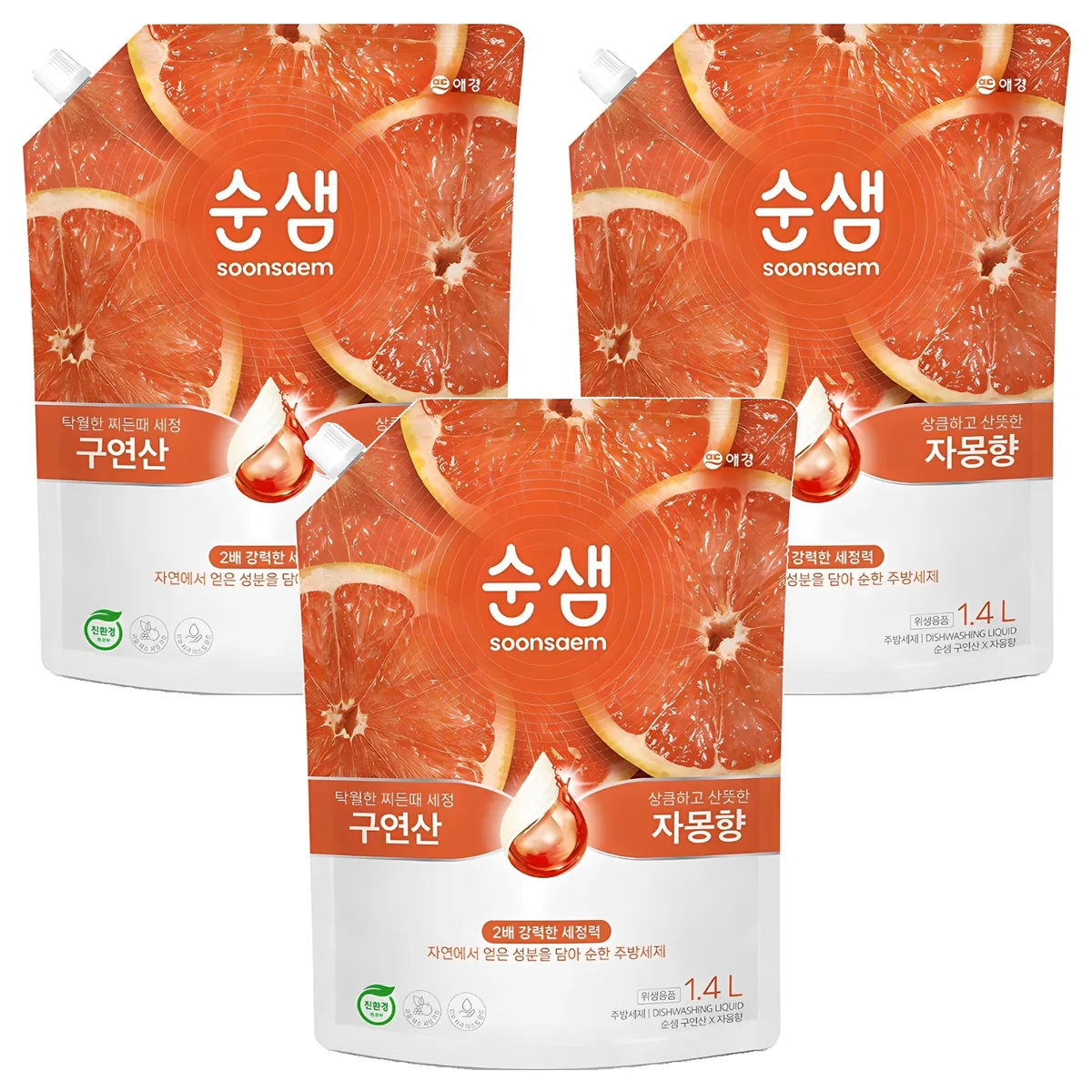 순샘 구연산 자몽향 주방세제 리필 가격 추이 순샘 구연산 자몽향 주방세제 리필 - 최저가 3,310원