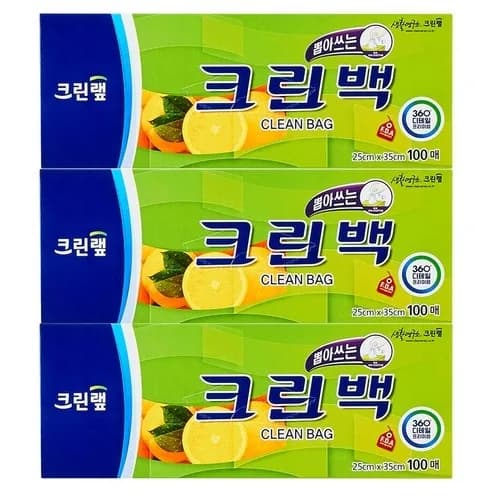 크린랩 뽑아쓰는 크린백 25cm x 35cm 가격 추이 크린랩 뽑아쓰는 크린백 25cm x 35cm - 최저가 3,390원