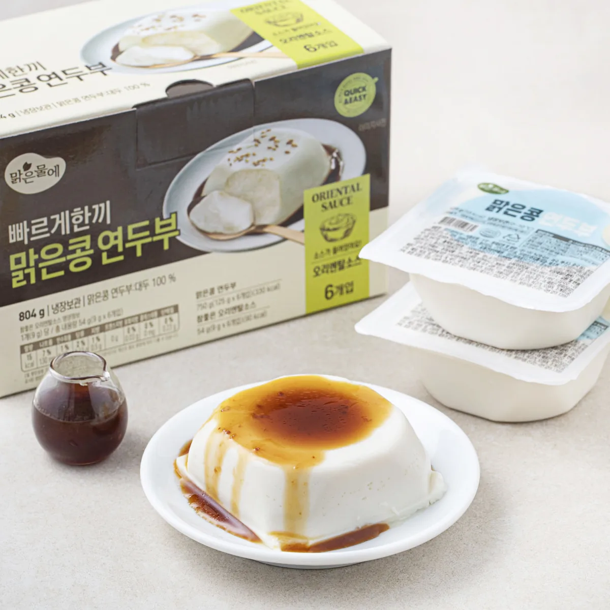 맑은물에 빠르게한끼 맑은콩 연두부 오리엔탈소스 6입 가격 추이 맑은물에 빠르게한끼 맑은콩 연두부 오리엔탈소스 6입 - 최저가 5,190원