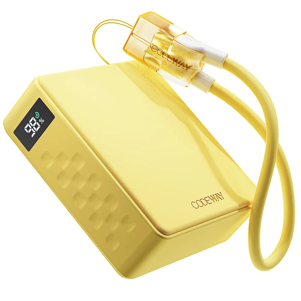 코드웨이 미니 고속충전 보조배터리 10000mAh + C타입 초고속충전 케이블 옐로우 가격 추이 코드웨이 미니 고속충전 보조배터리 10000mAh + C타입 초고속충전 케이블 옐로우 - 최저가 29,800원