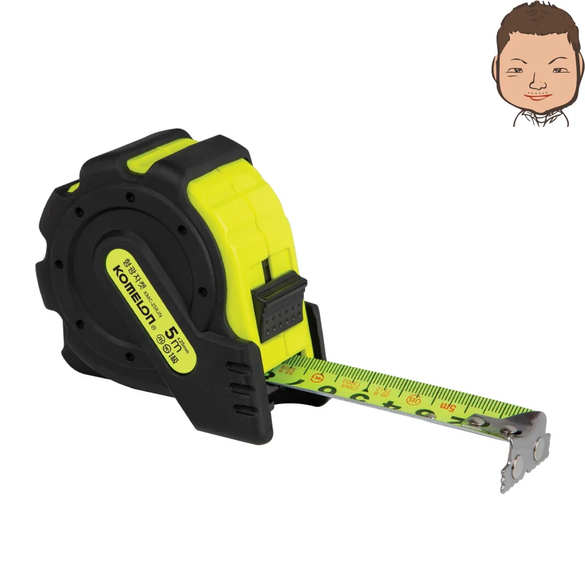 코메론 형광자켓 줄자 5m x 25mm KMC-25RJN 가격 추이 코메론 형광자켓 줄자 5m x 25mm KMC-25RJN - 최저가 11,300원