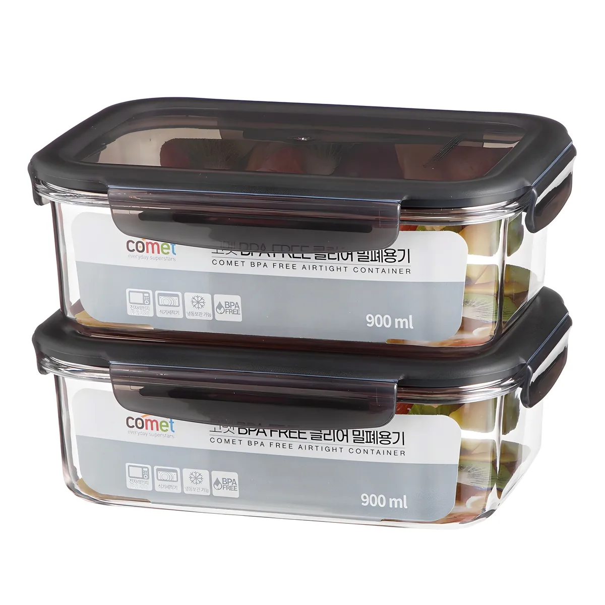 코멧 BPA FREE 클리어 밀폐용기 900ml 가격 추이 코멧 BPA FREE 클리어 밀폐용기 900ml - 최저가 8,540원
