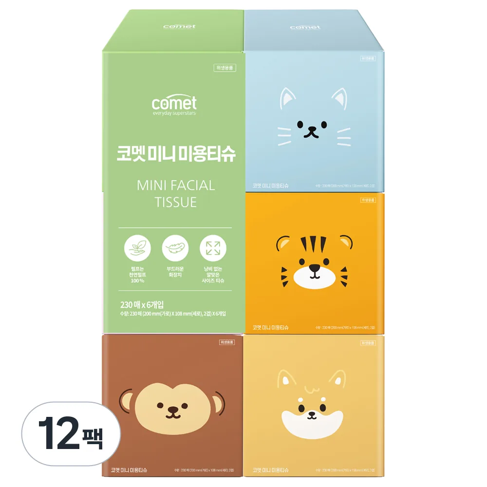 코멧 미니 미용티슈 가격 추이 코멧 미니 미용티슈 - 최저가 5,230원