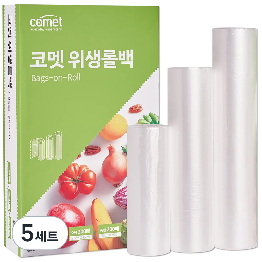코멧 위생롤백 혼합팩 소형 200p + 중형 200p + 대형 200p 가격 추이 코멧 위생롤백 혼합팩 소형 200p + 중형 200p + 대형 200p - 최저가 8,580원