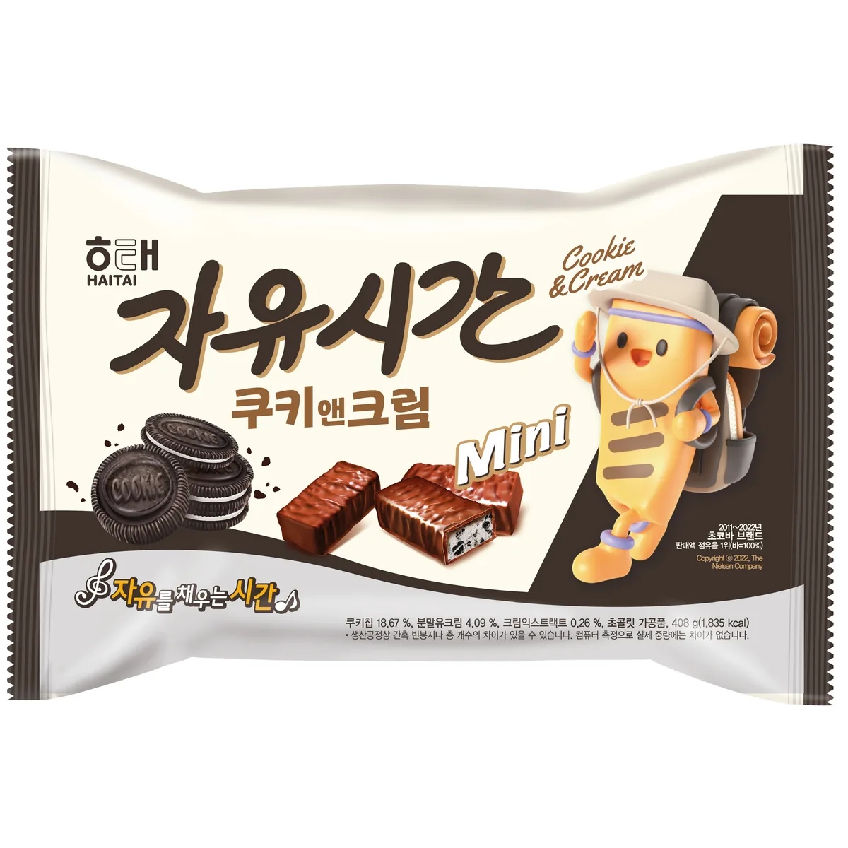 자유시간 쿠키앤크림 미니 가격 추이 자유시간 쿠키앤크림 미니 - 최저가 5,400원