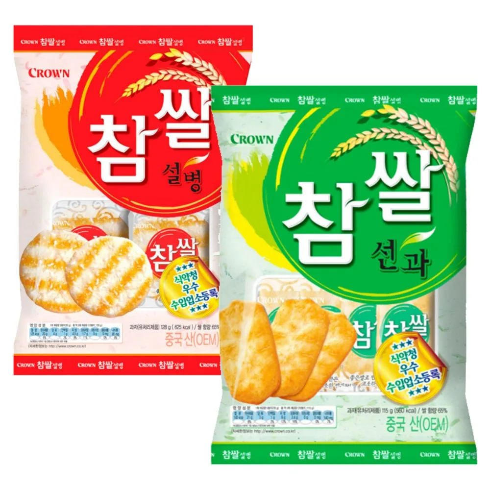 크라운제과 참쌀선과 115g + 참쌀설병 128g 묶음 가격 추이 크라운제과 참쌀선과 115g + 참쌀설병 128g 묶음 - 최저가 6,460원