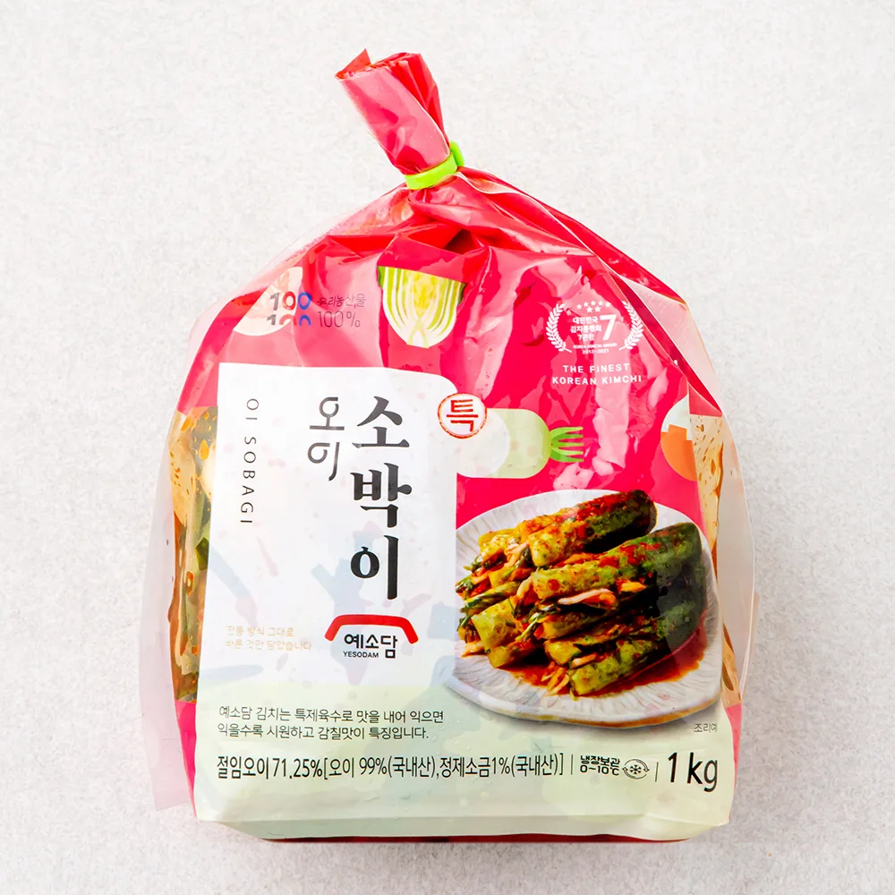 예소담 오이소박이 가격 추이 예소담 오이소박이 - 최저가 12,410원