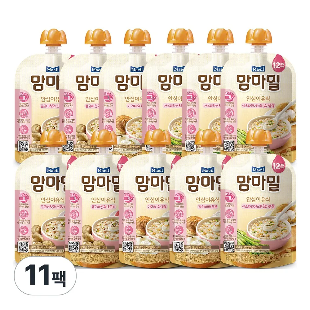 매일유업 맘마밀 안심이유식 12개월 표고버섯4+가리비3+아스파라거스3 가격 추이 매일유업 맘마밀 안심이유식 12개월 표고버섯4+가리비3+아스파라거스3 - 최저가 20,460원