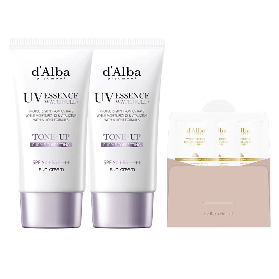 달바 워터풀 톤업 선크림 퍼플 SPF50+ PA++++ 50ml x 2p + 세럼 클렌저 3ml x 3p 세트 가격 추이 달바 워터풀 톤업 선크림 퍼플 SPF50+ PA++++ 50ml x 2p + 세럼 클렌저 3ml x 3p 세트 - 최저가 29,500원