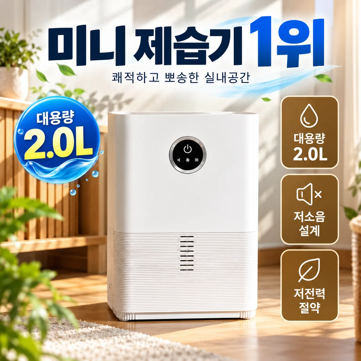 2L 대용량 제습기 저소음 자동습도조절 만수자동정지 가격 추이 2L 대용량 제습기 저소음 자동습도조절 만수자동정지 - 최저가 49,600원