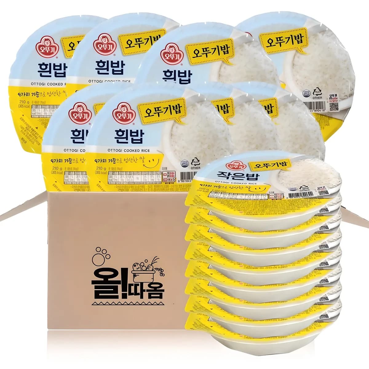 맛있는 오뚜기밥 2종세트 흰밥 210g 8개 작은밥 150g 8개 가격 추이 맛있는 오뚜기밥 2종세트 흰밥 210g 8개 작은밥 150g 8개 - 최저가 20,980원