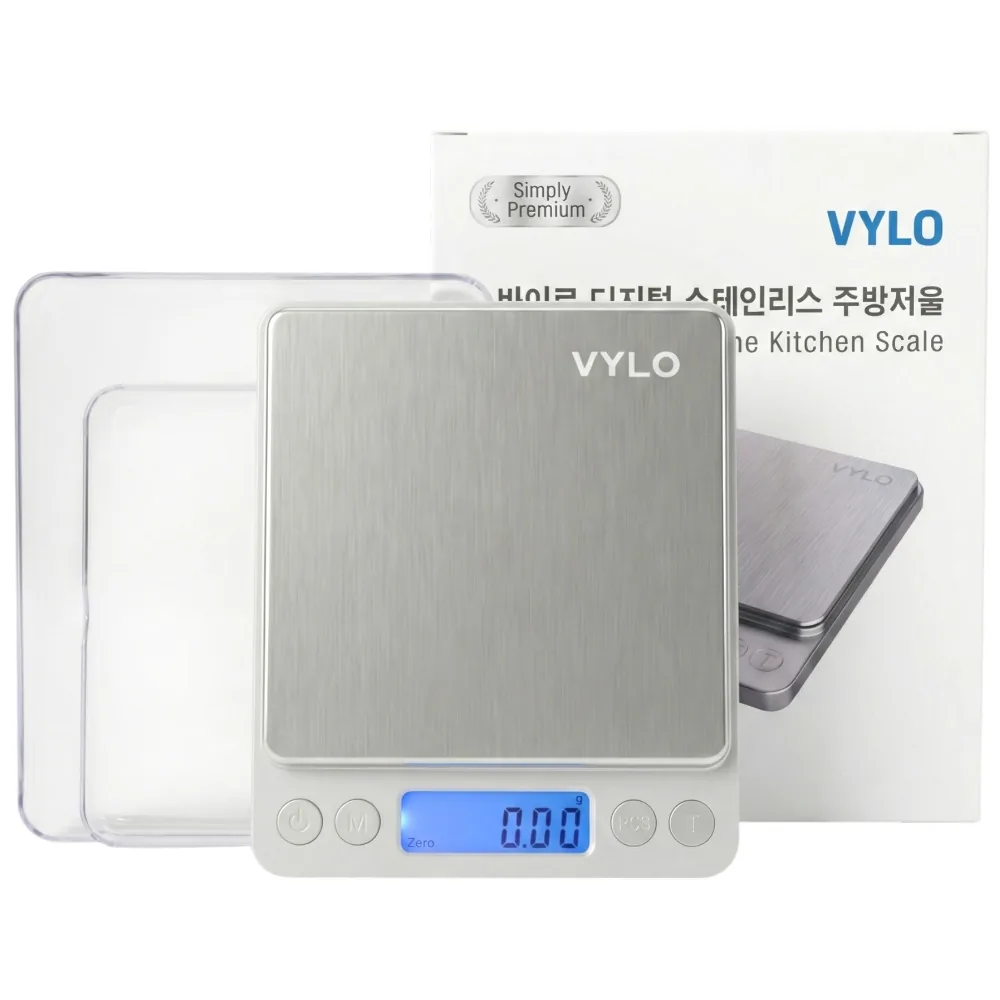 바이로 가정용 0.01g 계량 디지털 주방전자저울 가격 추이 바이로 가정용 0.01g 계량 디지털 주방전자저울 - 최저가 9,600원