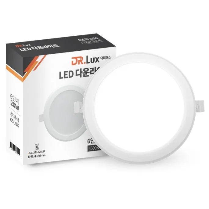 닥터룩스 LED 다운라이트 20W 150mm 6인치 방습형 가격 추이 닥터룩스 LED 다운라이트 20W 150mm 6인치 방습형 - 최저가 4,220원