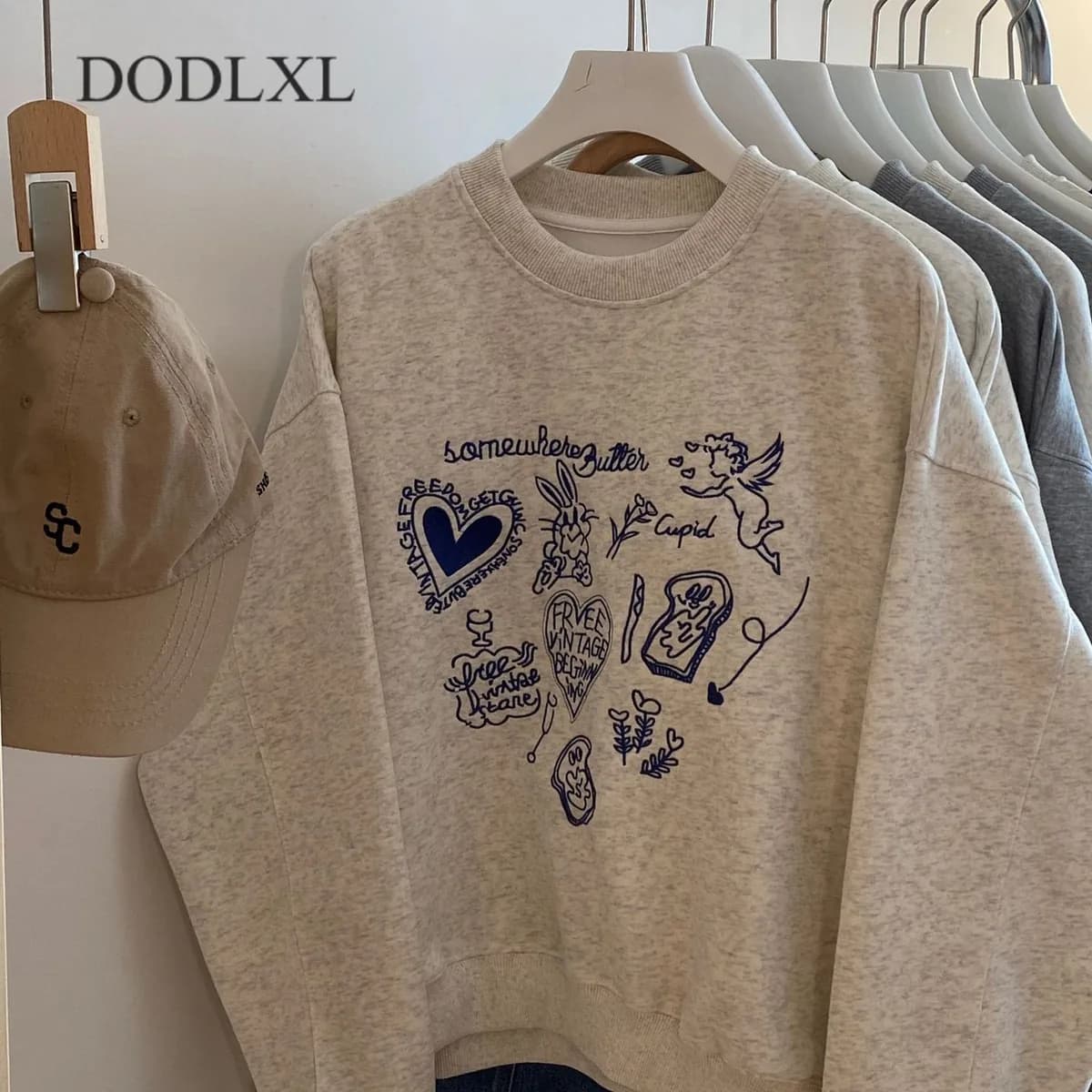 DODLXL 자수 하트 숏 맨투맨 긴팔 티셔츠 가격 추이 DODLXL 자수 하트 숏 맨투맨 긴팔 티셔츠 - 최저가 22,900원