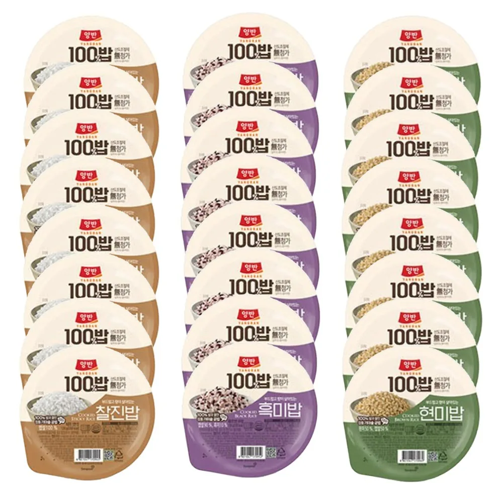 동원 100밥 3종기획세트 찰진밥 8개+현미밥 8개+흑미밥 8개 3.12kg 가격 추이 동원 100밥 3종기획세트 찰진밥 8개+현미밥 8개+흑미밥 8개 3.12kg - 최저가 24,980원