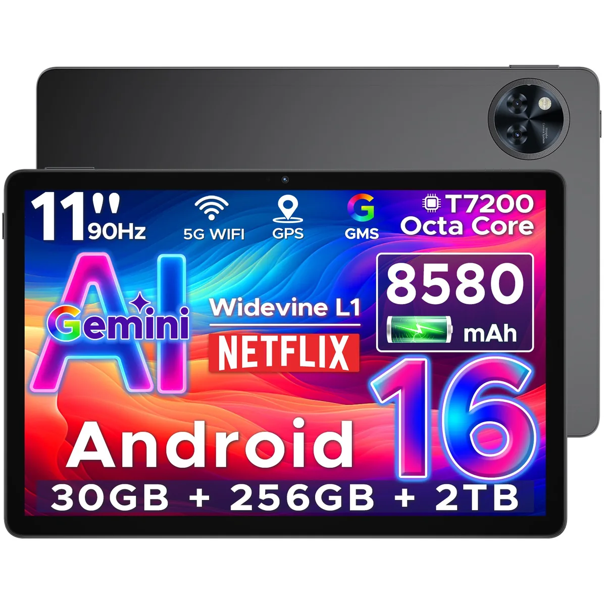 DOOGEE U11PRO 안드로이드 16 태블릿 11인치 30GB+256GB Gemini AI 90Hz 디스플레이 8580mAh 배터리 검정색 가격 추이 DOOGEE U11PRO 안드로이드 16 태블릿 11인치 30GB+256GB Gemini AI 90Hz 디스플레이 8580mAh 배터리 검정색 - 최저가 279,000원