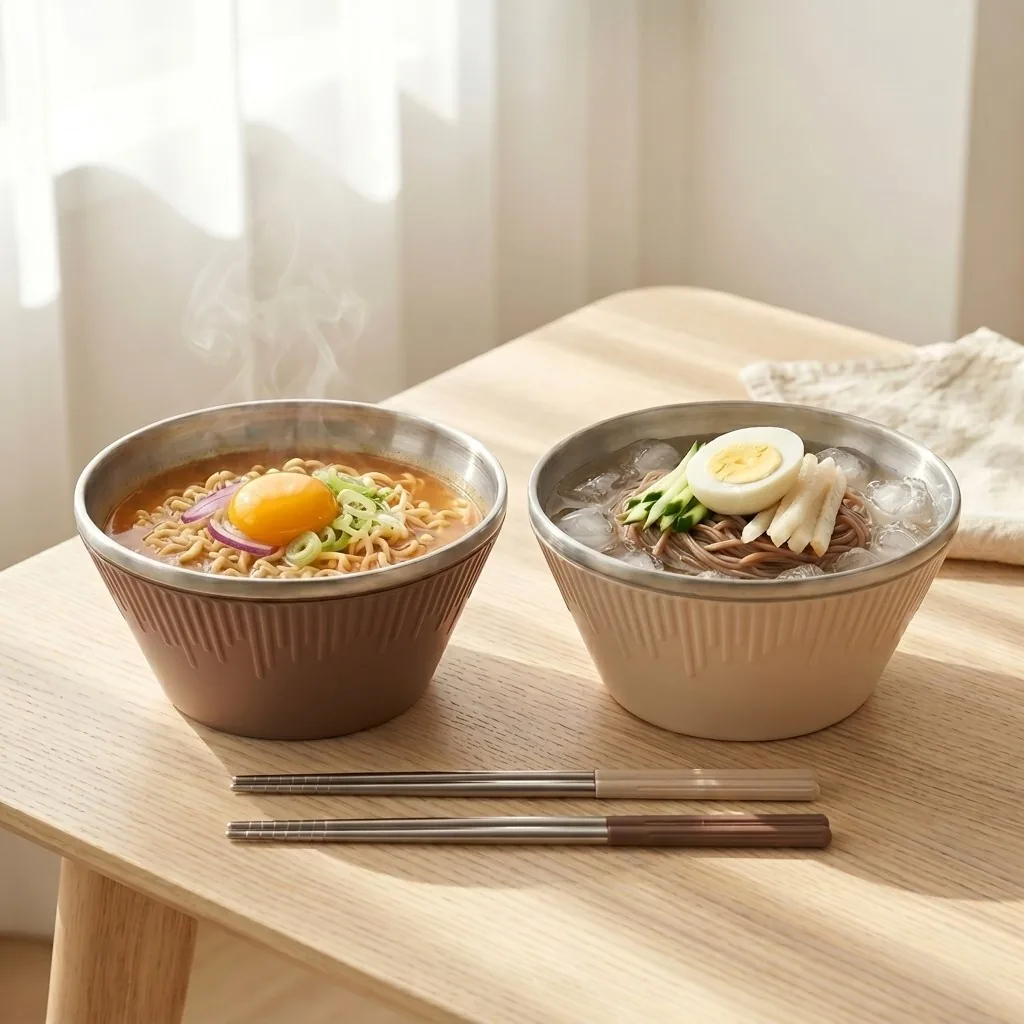 이중단열 유워닛 스텐 면기 라면기 냉면기 젓가락 세트 4p 브라운+베이지 가격 추이 이중단열 유워닛 스텐 면기 라면기 냉면기 젓가락 세트 4p 브라운+베이지 - 최저가 17,850원