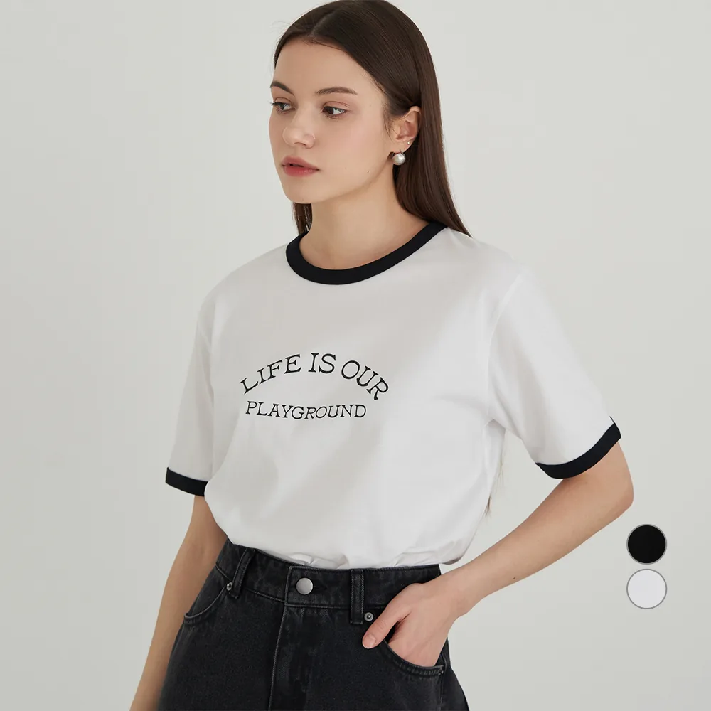 ELLE GIRL 링거 프린트 통기성 순면 반팔 티셔츠 가격 추이 ELLE GIRL 링거 프린트 통기성 순면 반팔 티셔츠 - 최저가 5,900원