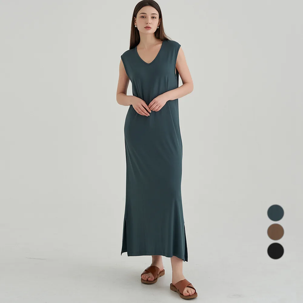 ELLE PARIS 찰랑 레이온 브이넥 민소매 슬림핏 롱 원피스 가격 추이 ELLE PARIS 찰랑 레이온 브이넥 민소매 슬림핏 롱 원피스 - 최저가 10,400원