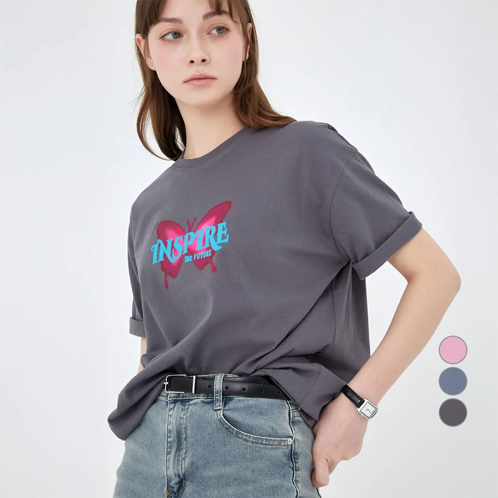 ELLE PARIS 여성용 루즈핏 Inspire 반팔 티셔츠 가격 추이 ELLE PARIS 여성용 루즈핏 Inspire 반팔 티셔츠 - 최저가 7,900원